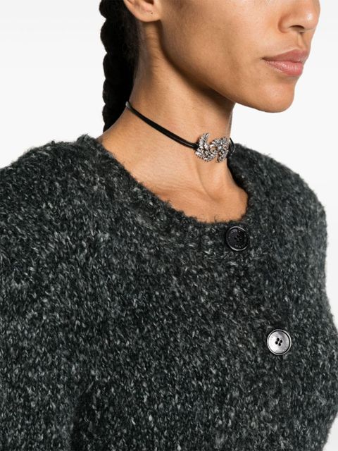 ISABEL MARANT Kathlen cropped cardigan - Grey