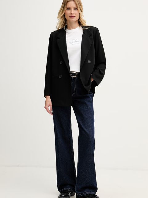 Calvin Klein Jeans T-shirt damski bawełniany - zdjęcie produktu nr 1