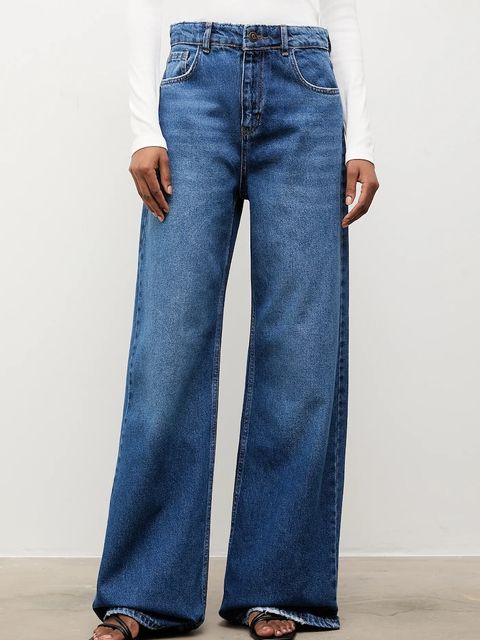 Answear.LAB jeansy damskie kolor niebieski - zdjęcie produktu nr 2