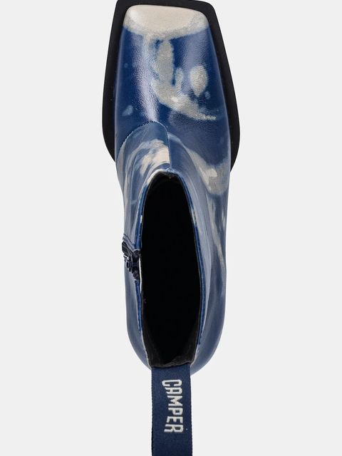 Camper botki skórzane Karole damskie kolor granatowy na słupku K400831-002 - zdjęcie produktu nr 2