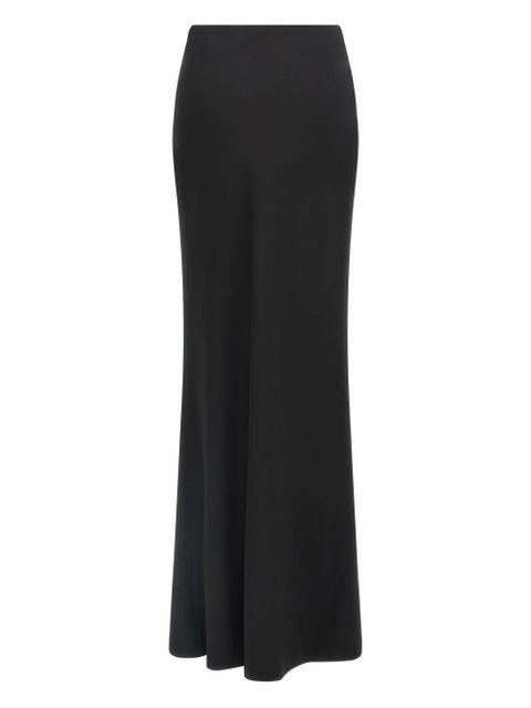 Alessandra Rich crepe maxi skirt - Black - zdjęcie produktu nr 1