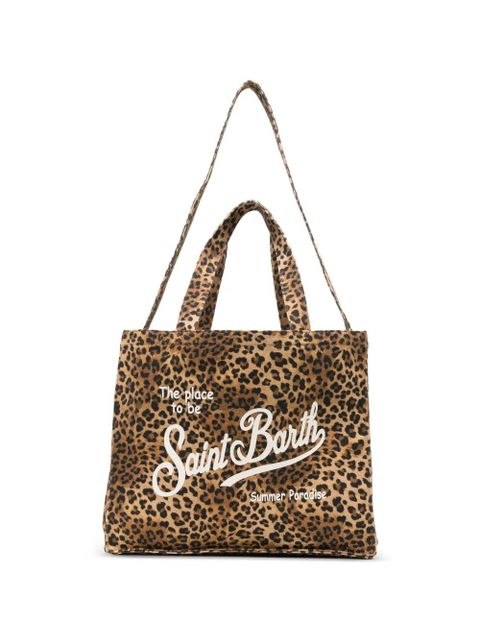 MC2 Saint Barth Essential leopard-print tote bag - Neutrals - zdjęcie produktu nr 1
