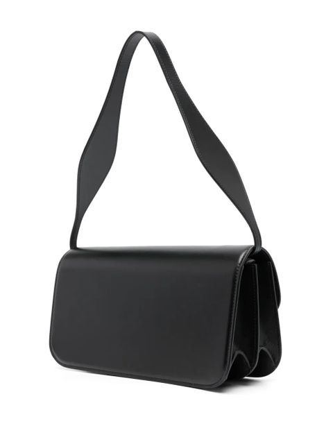 NEOUS polished-finish shoulder bag - Black
