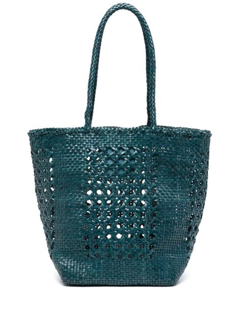 DRAGON DIFFUSION Grace Cannage tote bag - Blue