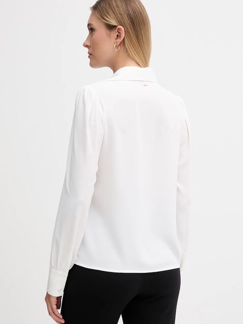 Gaudi bluzka damska kolor biały gładka 521FD45009