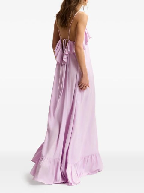 Essentiel Antwerp ruffled tiered dress - Purple