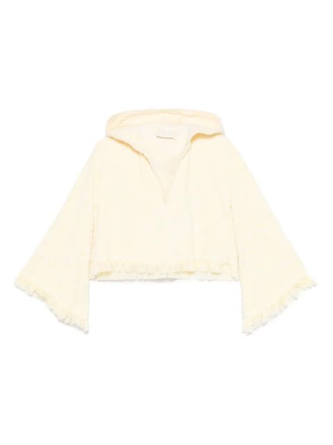 ZIMMERMANN cotton hoodie - Yellow - zdjęcie produktu nr 1