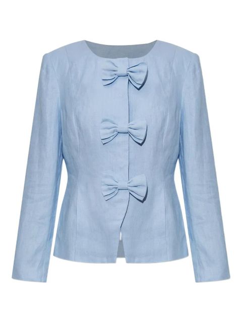 Posse Harper bow jacket - Blue - zdjęcie produktu nr 1