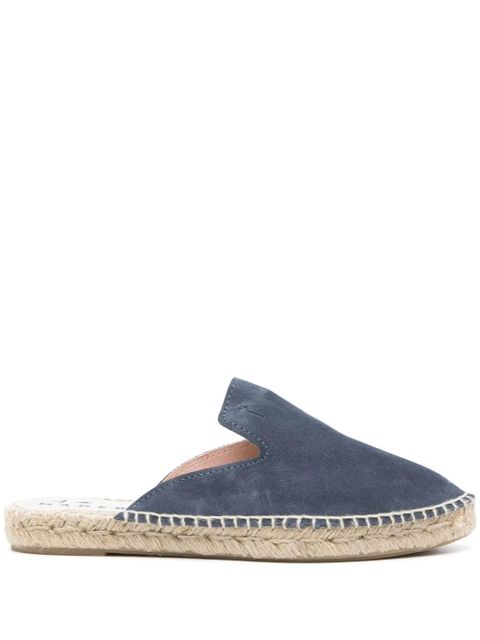 Manebi slip-on suede espadrilles - Blue - zdjęcie produktu nr 1