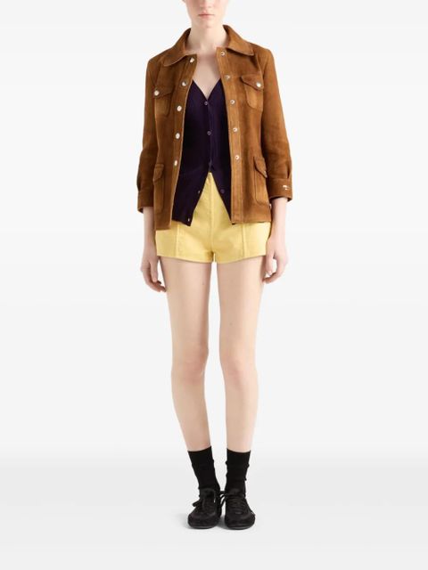 Prada cotton cardigan - Purple - zdjęcie produktu nr 2