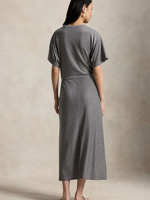 Polo Ralph Lauren sukienka z lyocellu LYOCELL-KNT-DRESSES - zdjęcie produktu nr 1