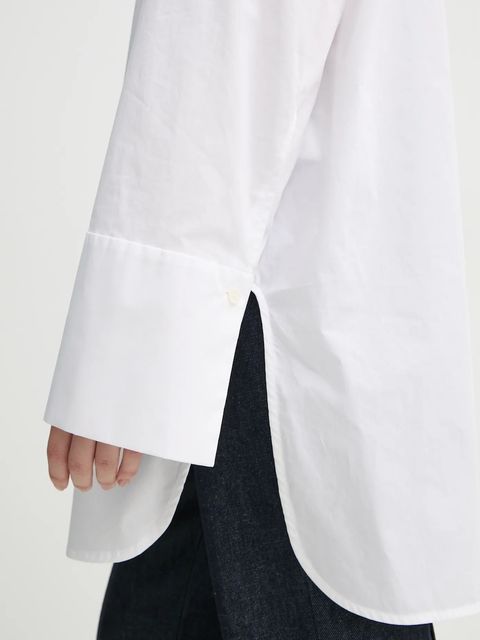 Day Birger et Mikkelsen koszula bawełniana Blaze damska kolor biały relaxed ze stójką DAY65243548