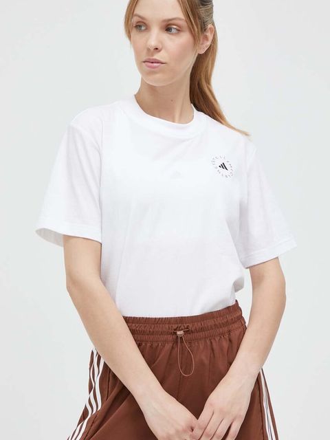 adidas by Stella McCartney t-shirt damski kolor biały HR9167 - zdjęcie produktu nr 1