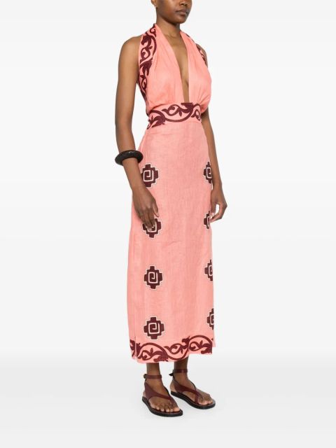 Johanna Ortiz Energetic midi dress - Pink