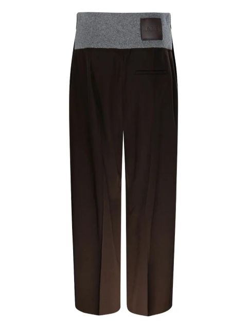 LOEWE pleat-detail trousers - Brown - zdjęcie produktu nr 2