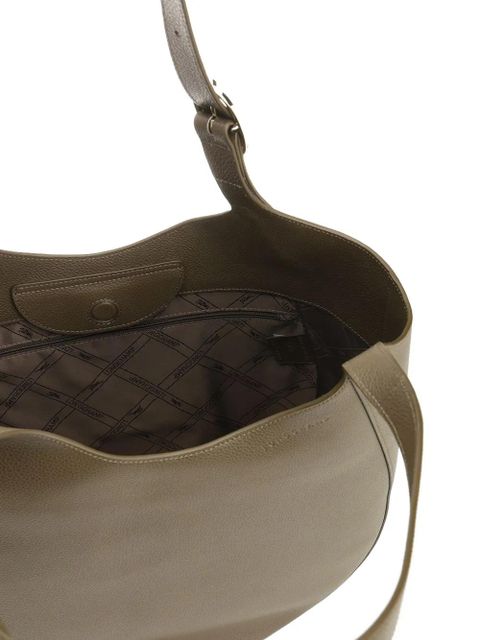 Longchamp Le Foulonné leather tote bag - Green