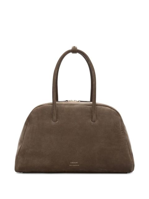LouLou de Saison Aaja suede zip tote bag - Brown - zdjęcie produktu nr 1