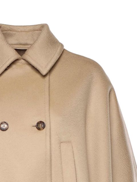 Max Mara double-breasted cape - Neutrals