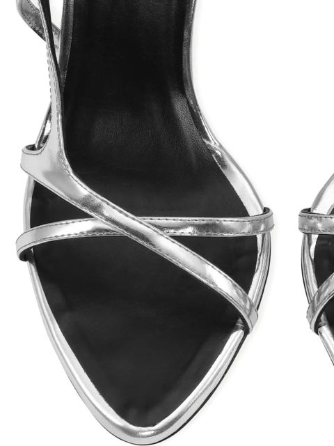 ROTATE BIRGER CHRISTENSEN strappy leather sandals - Silver - zdjęcie produktu nr 2