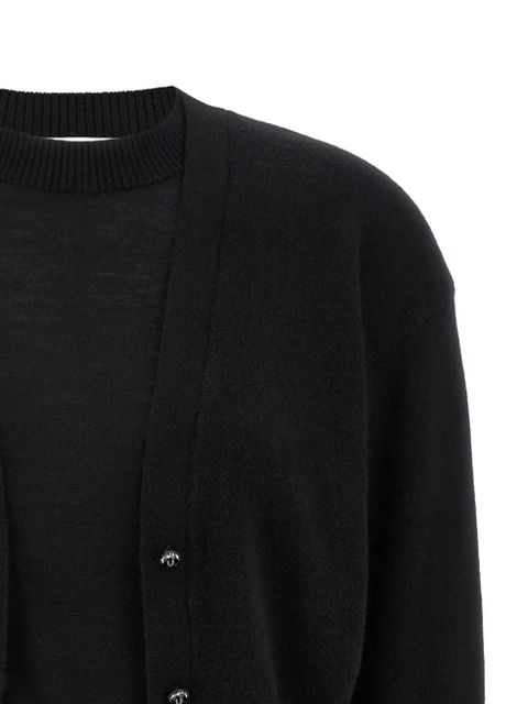 Rabanne crew-neck sweater - Black