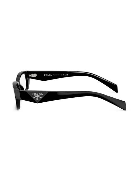 Prada Eyewear rectangle-frame glasses - Black