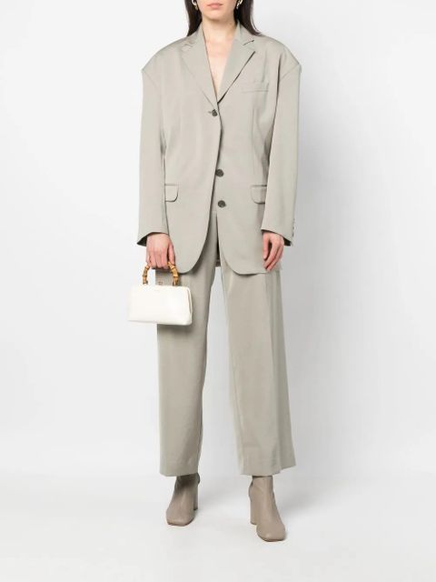 Jil Sander bamboo-handle leather tote bag - Neutrals - zdjęcie produktu nr 2