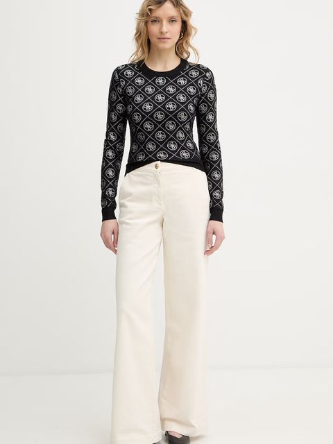 Guess sweter z domieszką wełny 4G - zdjęcie produktu nr 1