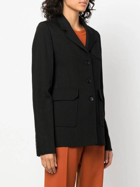 Victoria Beckham single-breasted tailored blazer - Black