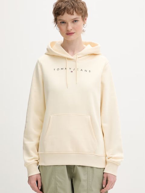 Tommy Jeans bluza z kapturem damska bawełniana z elastanem - zdjęcie produktu nr 1