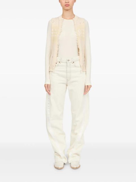 MM6 Maison Margiela Signature Numbers motif waistcoat - Neutrals - zdjęcie produktu nr 2