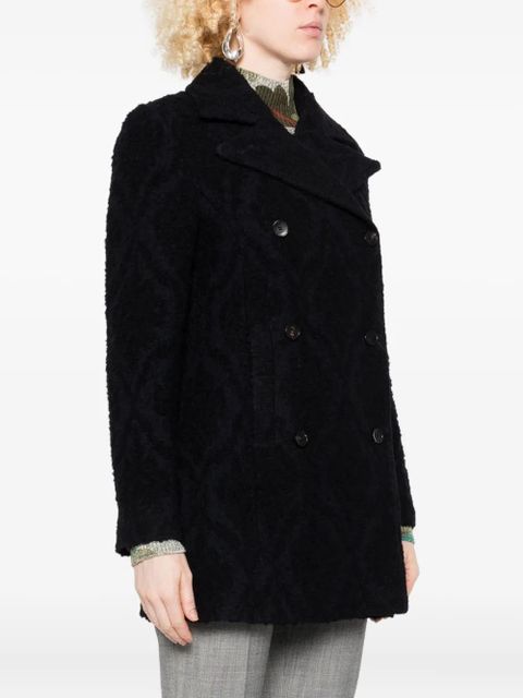 ETRO double-breasted coat - Blue