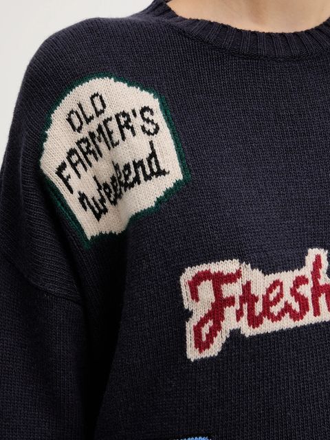 Weekend Max Mara sweter wełniany PAVIDI damski kolor granatowy lekki 2525366262600