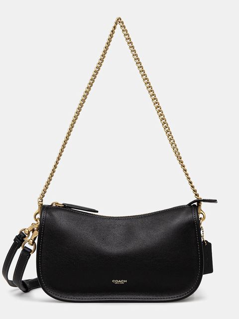 Coach torebka skórzana Waverly kolor czarny CCC36 - zdjęcie produktu nr 1