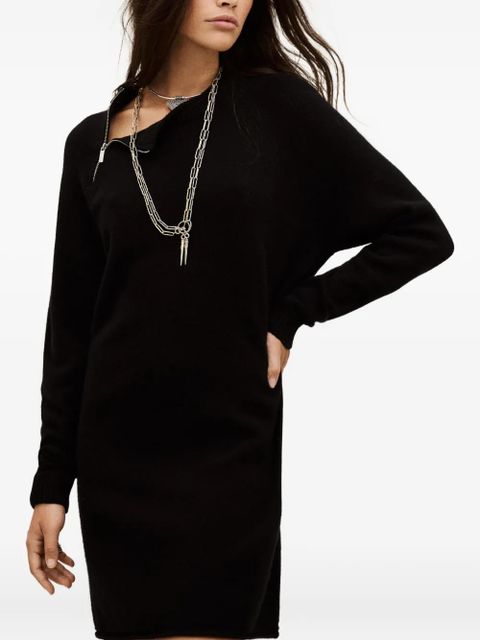 Ba&Sh Cheima zip detail dress - Black