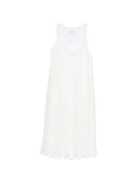 TOTEME knit tank midi dress - White - zdjęcie produktu nr 1