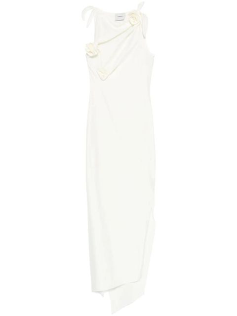 Coperni asymmetric flower maxi dress - White - zdjęcie produktu nr 1
