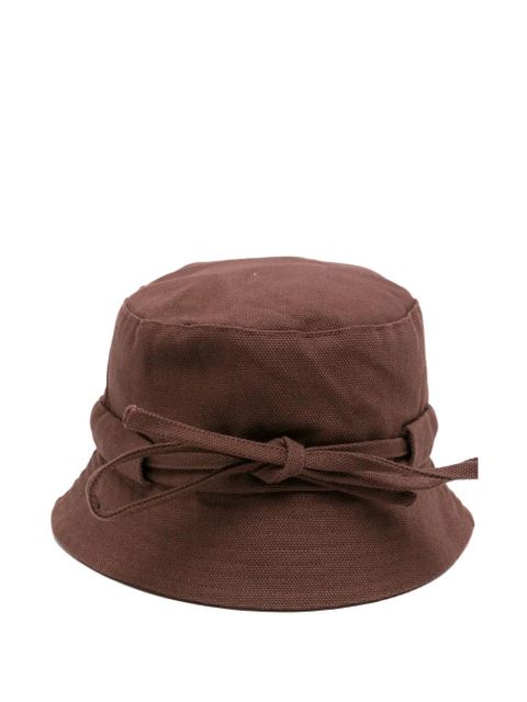 Jacquemus Le Bob Gadjo bucket hat - Brown - zdjęcie produktu nr 2