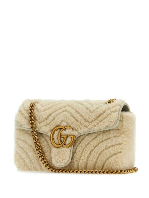 Gucci small GG Marmont shoulder bag - Neutrals