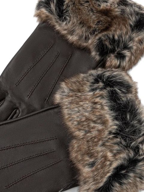 Barbour leather gloves - Brown - zdjęcie produktu nr 2