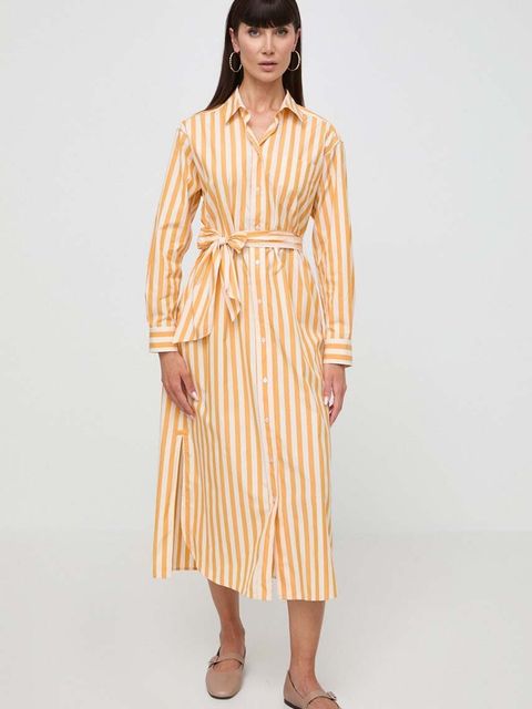 Weekend Max Mara sukienka bawełniana - zdjęcie produktu nr 1