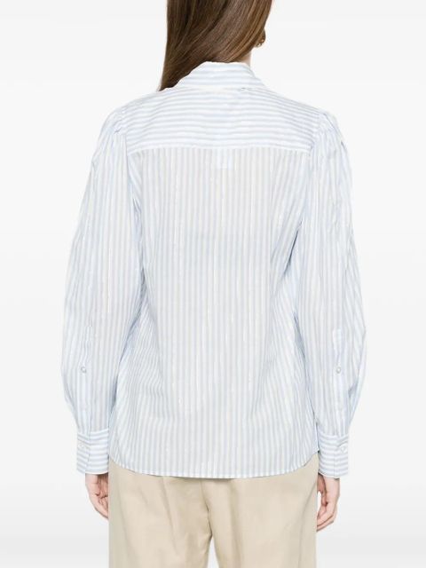 TWINSET striped-pattern shirt - Blue