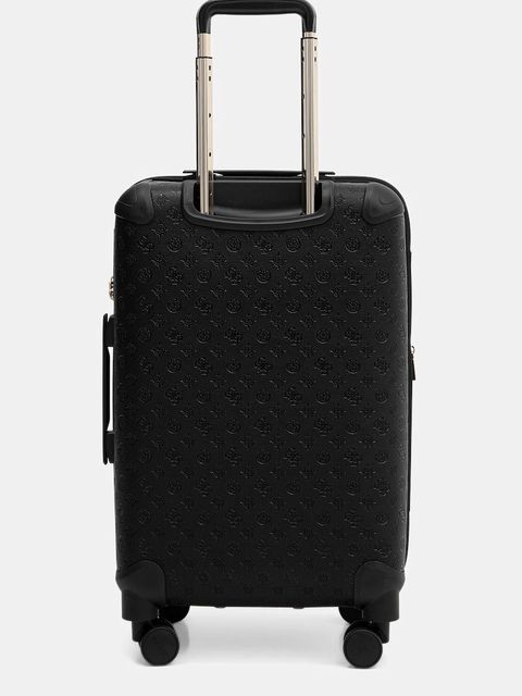 Guess walizka WILDER MEDIUM kolor czarny TWDP74 52982