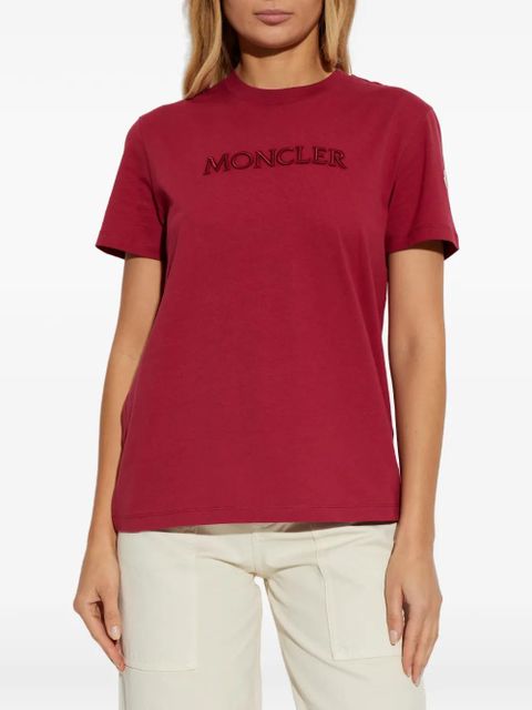 Moncler logo-embroidered T-shirt - zdjęcie produktu nr 2