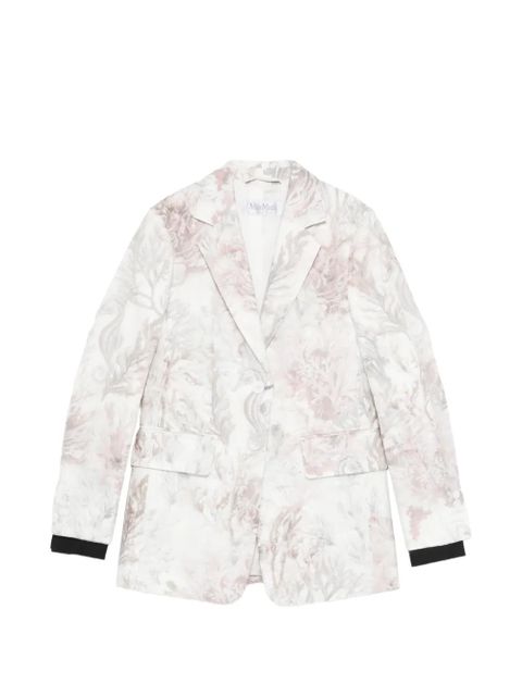 Max Mara floral-print blazer - White - zdjęcie produktu nr 1