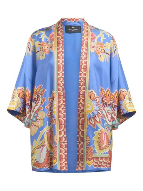 ETRO silk twill jacket - Blue - zdjęcie produktu nr 1