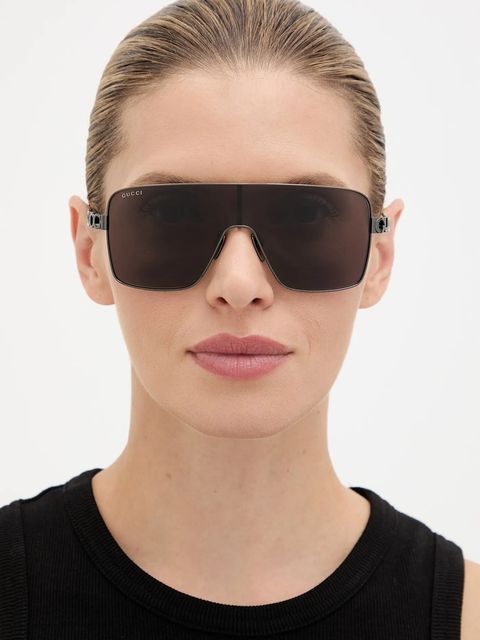 Gucci okulary przeciwsłoneczne damskie kolor szary GG1936S