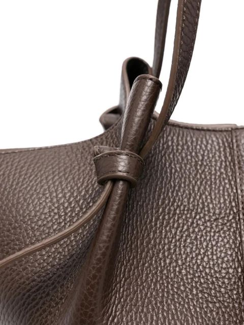 Yuzefi Mochi leather shoulder bag - Brown