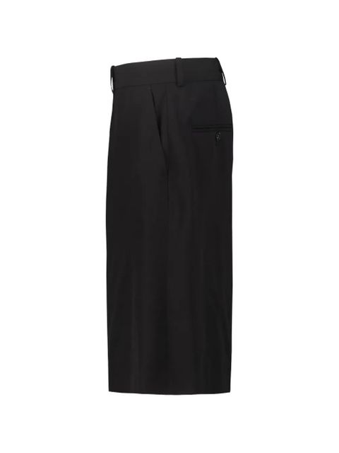 TOTEME pressed-crease shorts - Black - zdjęcie produktu nr 2