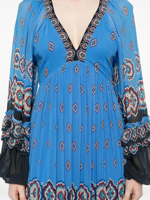 FARM Rio Ainika Tiles maxi dress - Blue