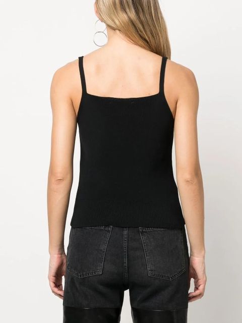 OUR LEGACY ribbed-knit singlet top - Black